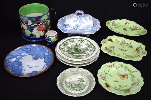 A collection of porcelain items Chinese ,Spode, Staffordshir...