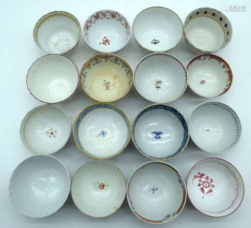 A collection of English 18th Century tea ware .(15).