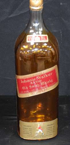 A display only vintage Johnnie Walker Red Label scotch whisk...