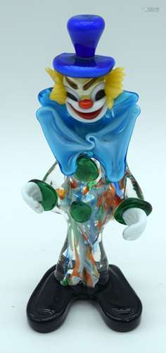 A vintage Murano glass clown 22cm.