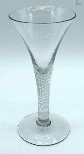 An antique glass 21cm.