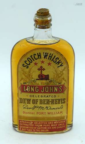 A vintage bottle of Long John's Scotch Whisky 750m.