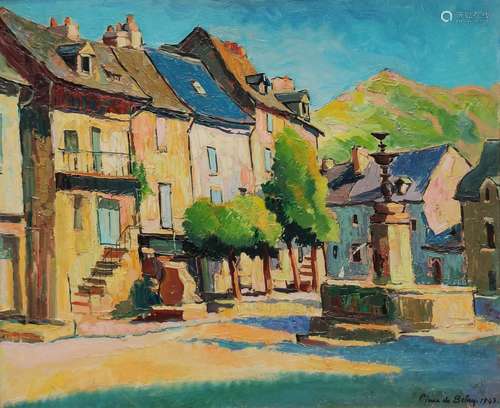 Pierre DE BELAY (1890-1947) Saint Côme dans l'Aveyron, 1943 ...