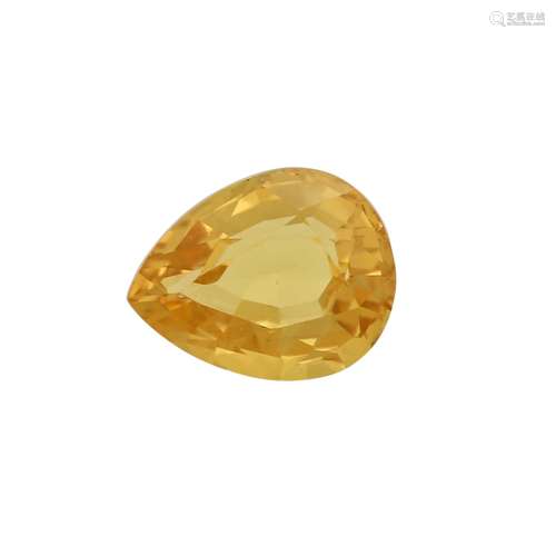 1 loser Saphir von 1,29 ct