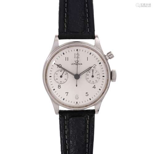 LEMANIA Monopusher Vintage Chronograph Herrenuhr, ca. 1950er...