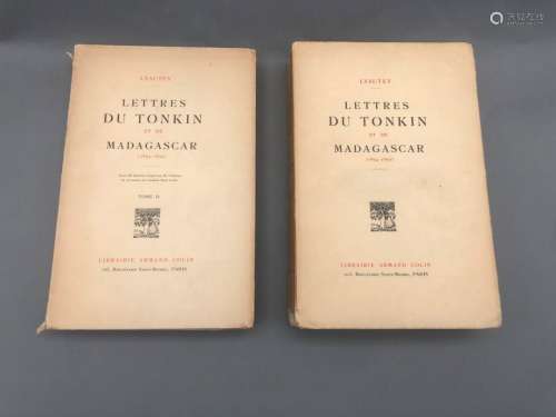 1920. LYAUTEY Hubert : Lettres du Tonkin et de Madagascar (1...