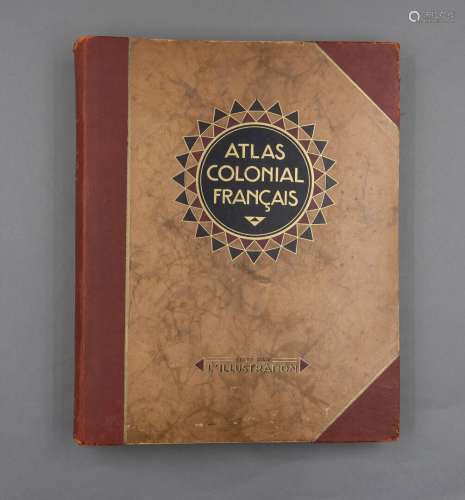 Lot de deux atlas: - 1902. Paul Pelet. Atlas des colonies fr...