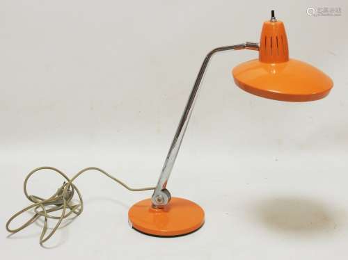 FASE Lampe de bureau inclinable de couleur orange H. : 55 cm