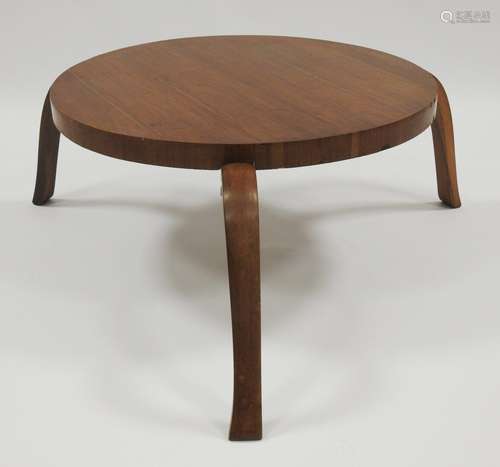 Jacques ADNET (1900 - 1984) dans le goût de Table basse à pl...