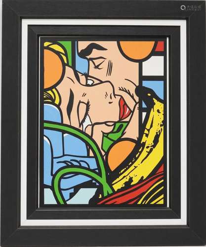 Olivier RIZZO dit SPEEDY GRAPHITO (né en 1961) Le baiser Acr...