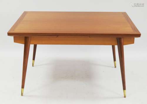 TRAVAIL des années 60 Table de salle à manger en bois nature...