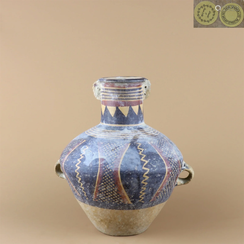 A Majia Pottery Jar with Double Ear