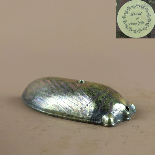 A Bronze Cicada shaped Paperweight