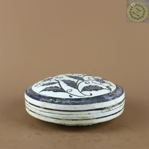 A Cizhou Kiln Porcelain Ink-Pad Box