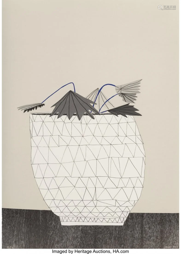 Jonas Wood (b. 1977) Untitled, 2009 Lithograph,