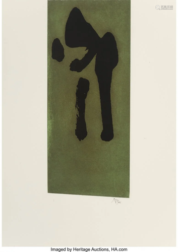 Robert Motherwell (1915-1991) Primal Sign II, 19