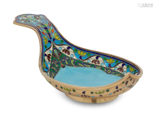 A Russian Plique-a -Jour and Guilloche Enameled