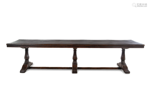 An English Oak Refectory Table