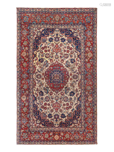 An Isfahan Wool Rug