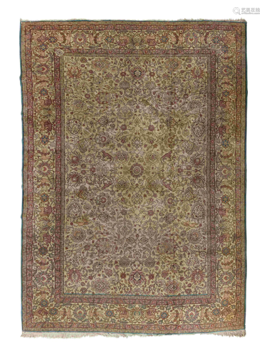 A Tabriz Wool Rug