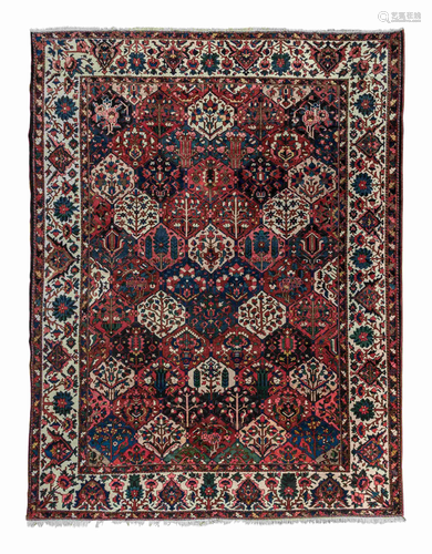 A Bakhtiari Wool Rug