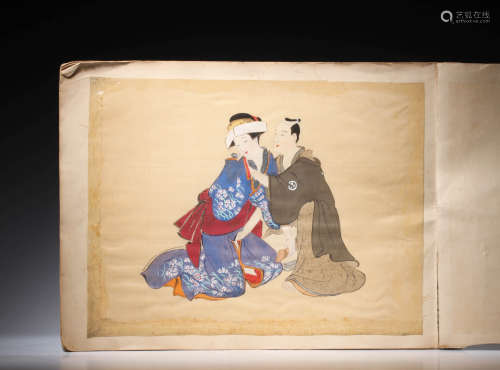 日本 浮世繪 春宮圖 畫冊