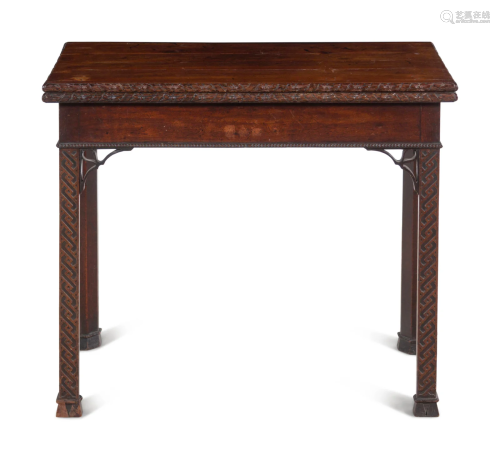 A George III Mahogany Flip-Top Table