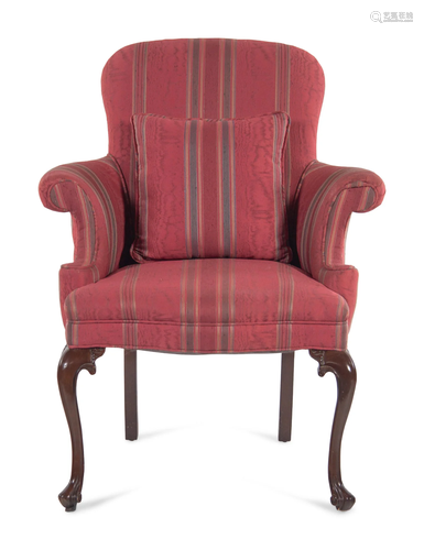 A George III Style Mahogany Armchair