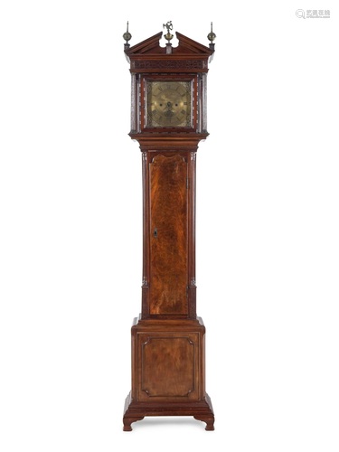 A George III Mahogany Tall Case Clock