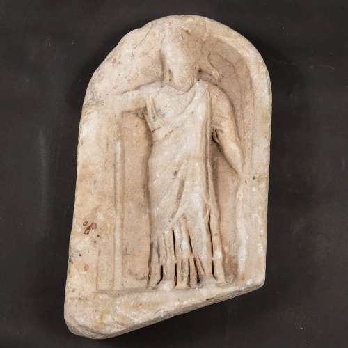 Hellenistic or Roman ancient marble relief