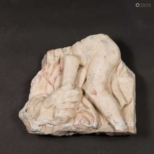 Hellenistic or Roman ancient marble relief