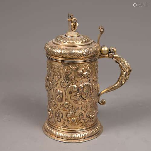 A Transilvanian silver tankard