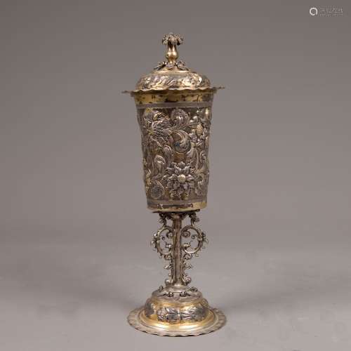 A Nuremberg silver goblet