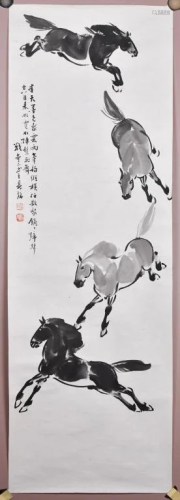 Liang Dingming (1898-1959) Horses