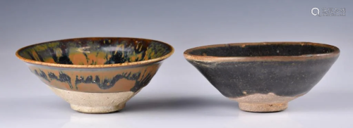 A Pair Of Cizhou Ware Bowls w/Box