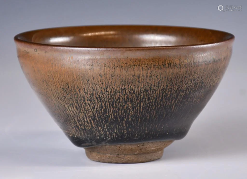 A Small Jian 'Hare's Fur' Tea Bowl