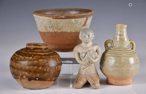 Four Pottery Pieces