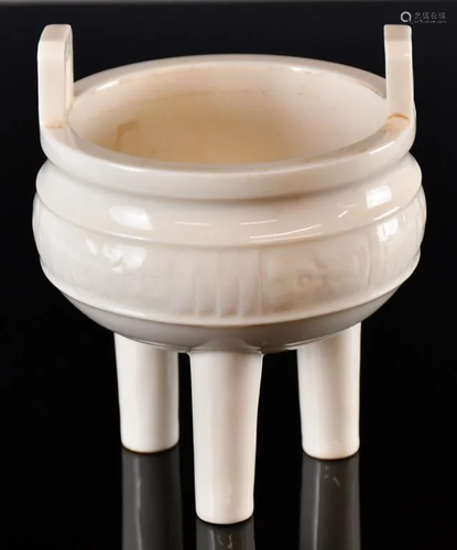 Blanc De Chine Tripod Censer