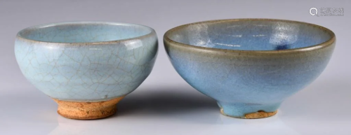 Two Small Junware Bowls w/Box