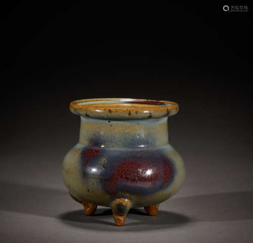 Song Dynasty,Jun Kiln Incense Burner