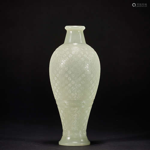 Qing Dynasty,Hetian Jade Bottle