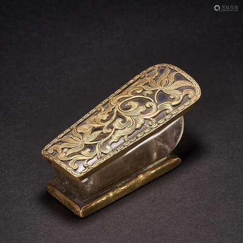 Liao Dynasty,Crystal Gilt Coffin