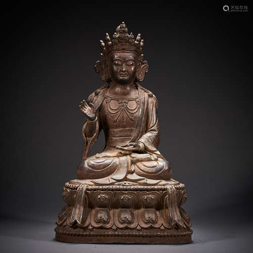 Yuan Dynasty, Copper Buddha Statue