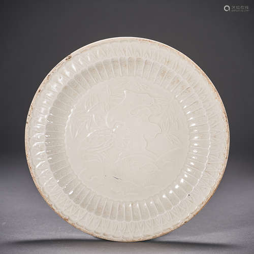 Song Dynasty,Ding Kiln Plate