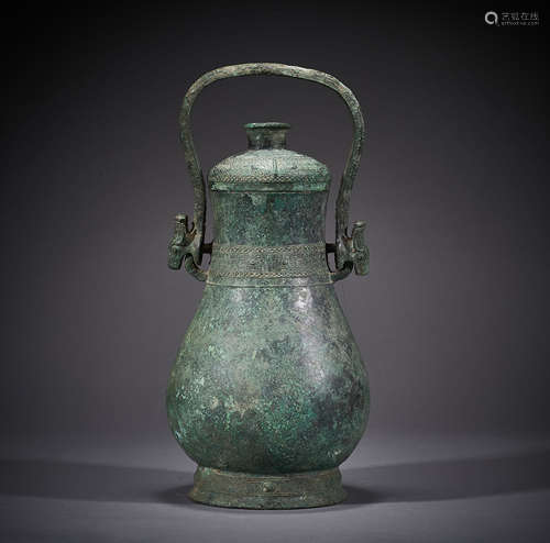 Shang Dynasty,Bronze Lifting Beam Pot