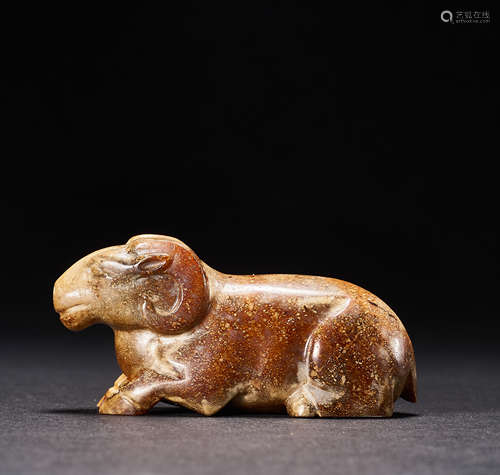 Han Dynasty, Jade Sheep Ornament