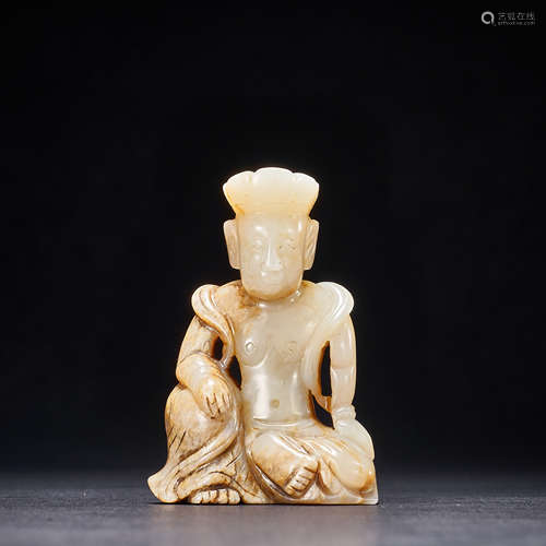 Tang Dynasty, Hetian Jade Buddha Statue