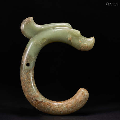 Hongshan ,C-Shaped Jade Dragon