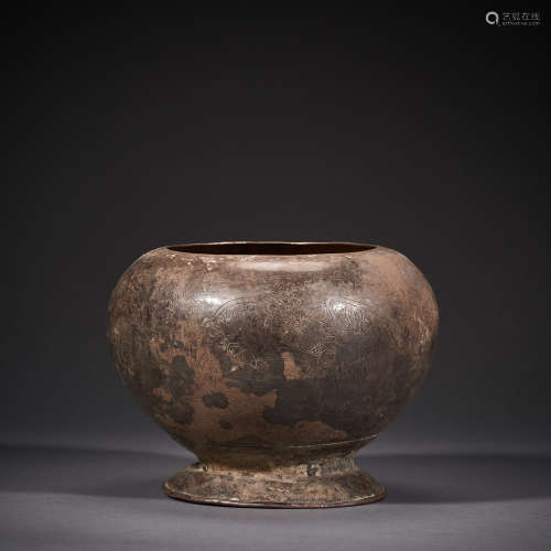 Tang Dynasty, Silver Jar