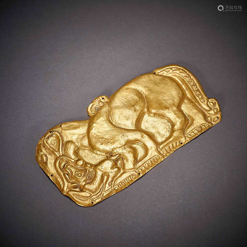 Warring States,Grassland Culture Gold Ornament